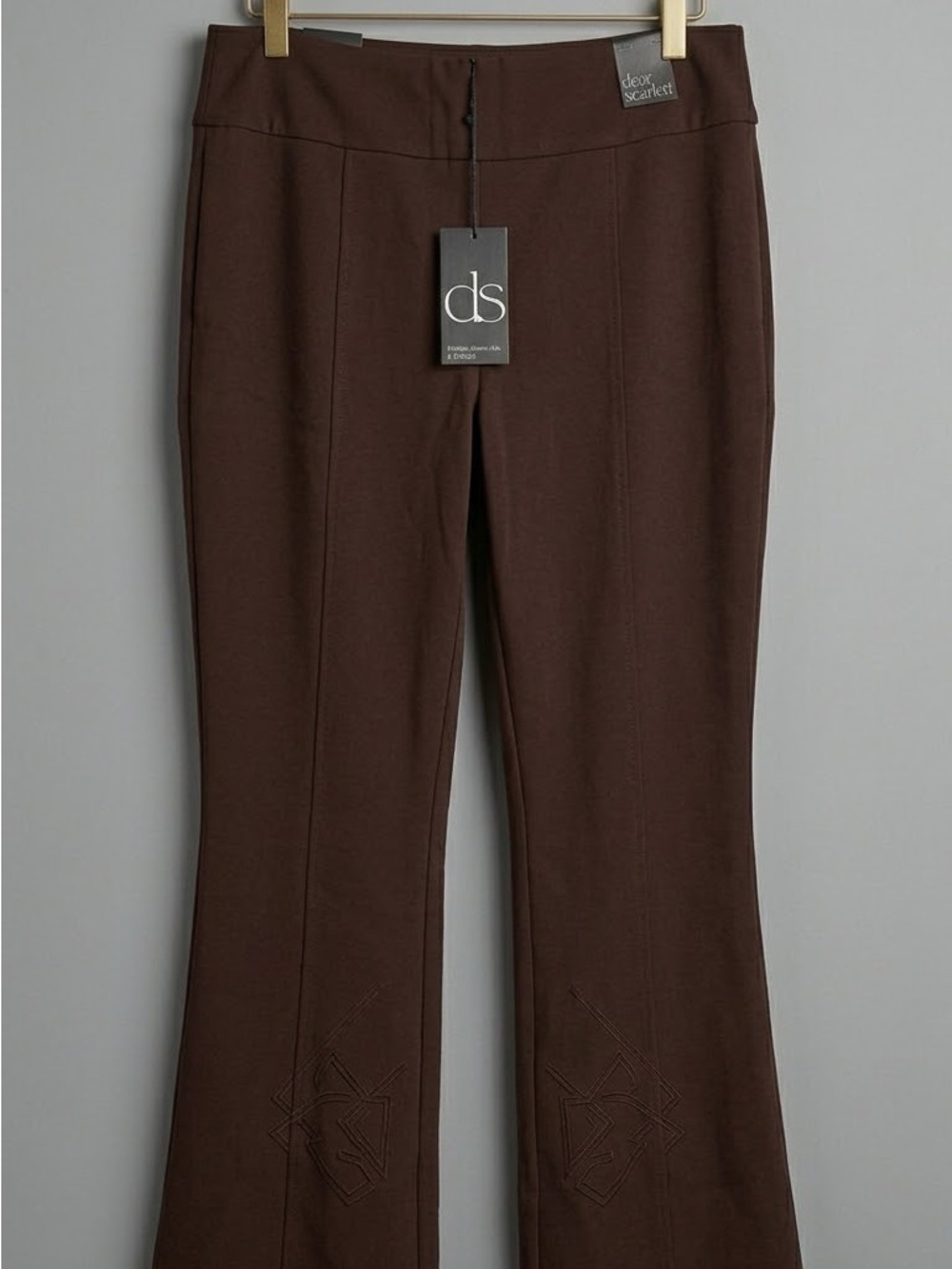 Dear Scarlett Brown Bootcut Stretch Pants
